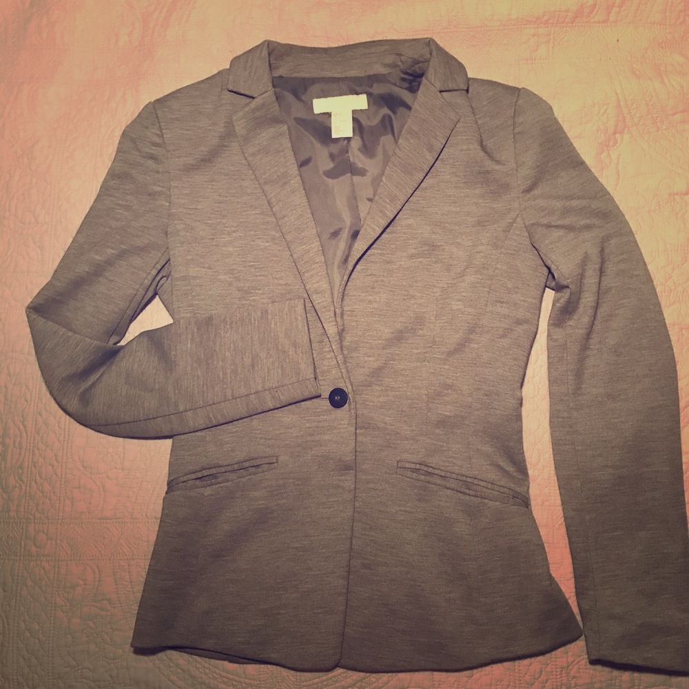Light grey H&M blazer size 4